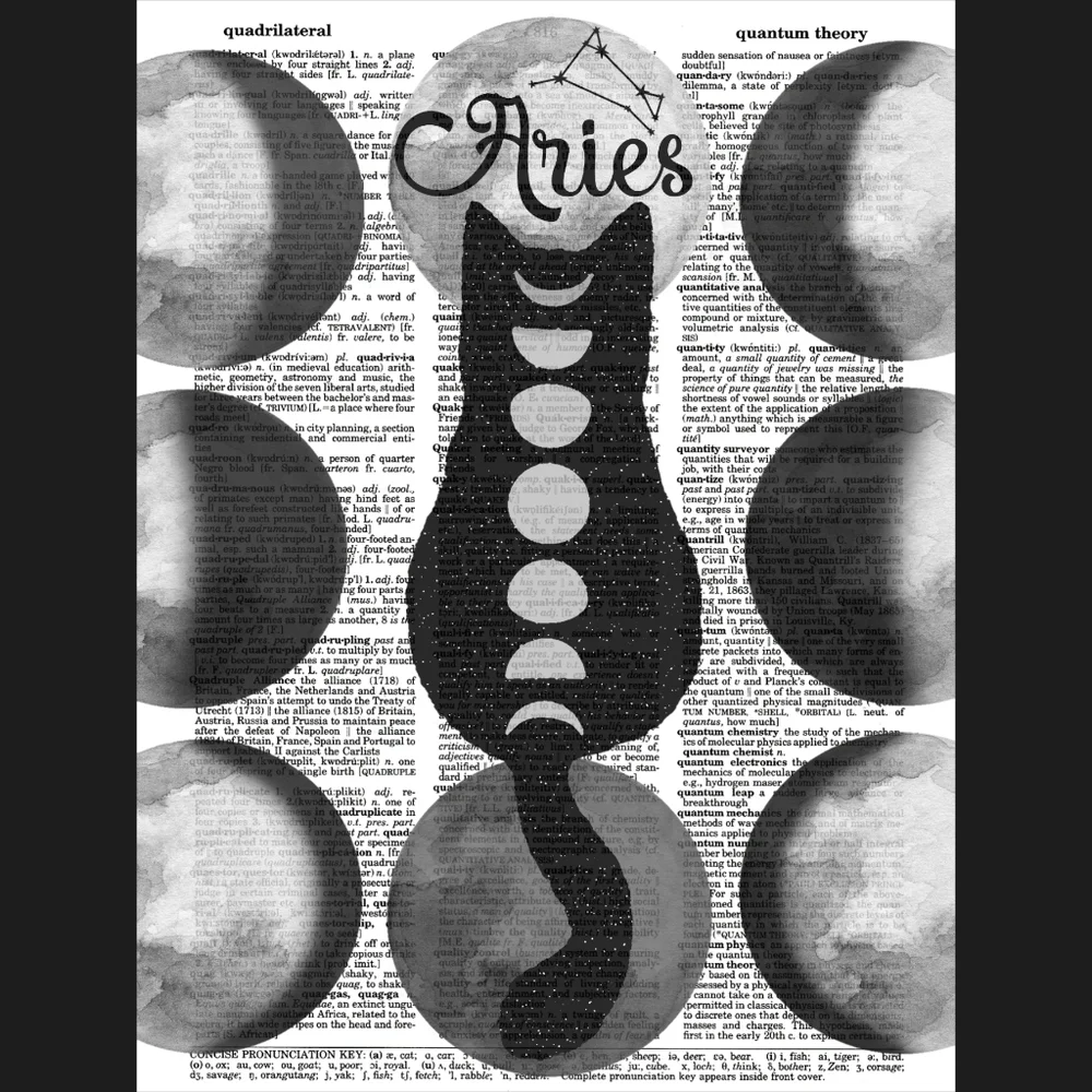 Astrology Zodiac Kitties You Choose Sign Art Print